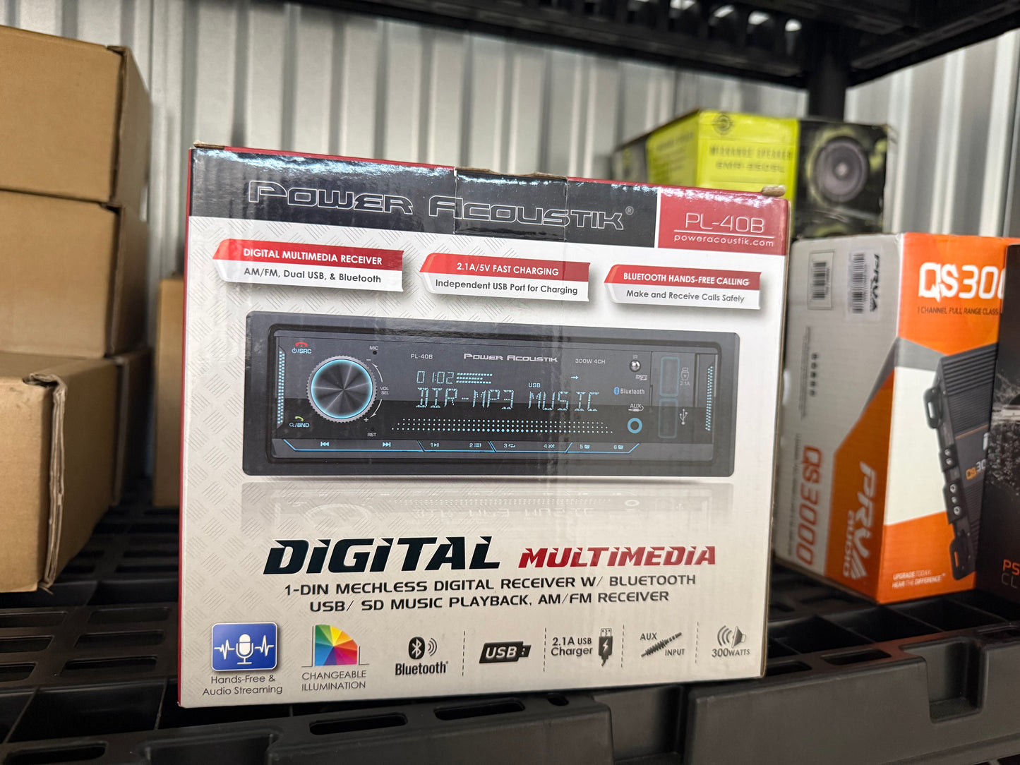 Radio Power Akoustic Single Din