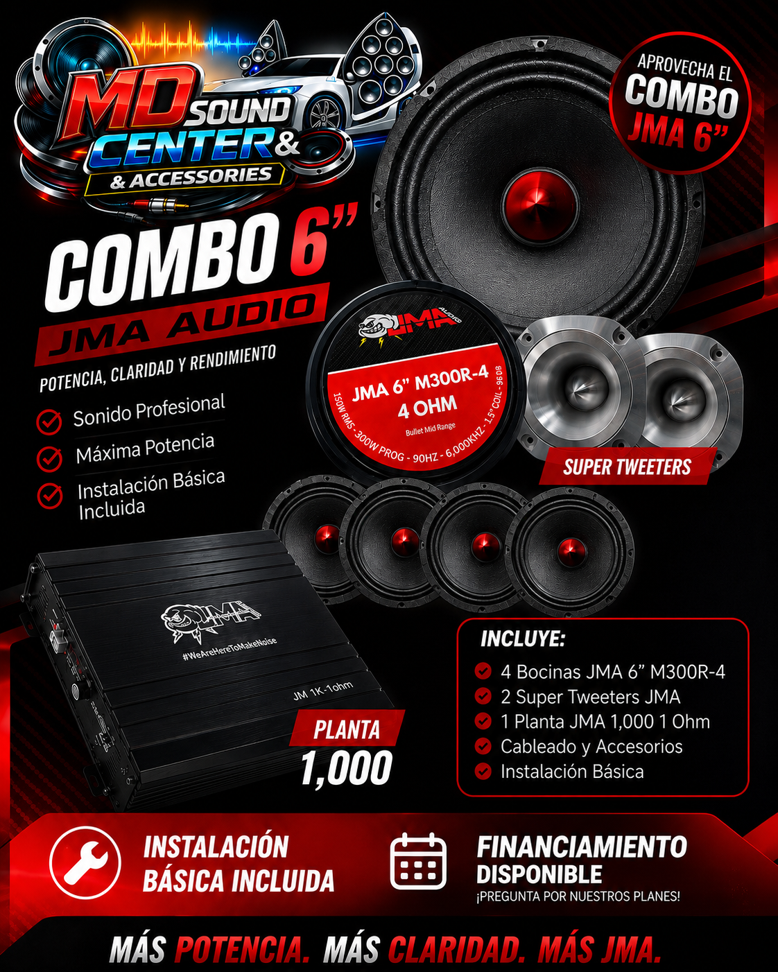 Music Combo 6"