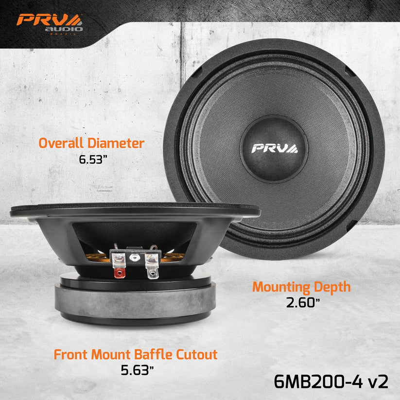 PRV 6MB200-4 v2 Midbass 4ohm