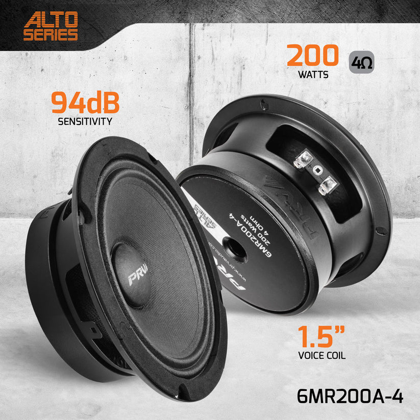 PRV 6MR200A-4 Midrange 4ohm