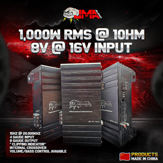 Amplificador JMA 1000w 1 Channel