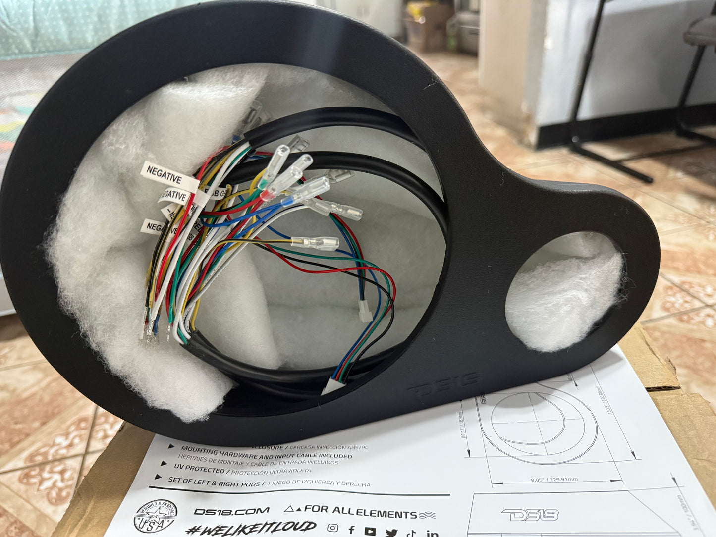 Ds18 Speaker Pods 8” and 1 Tweeter Pair