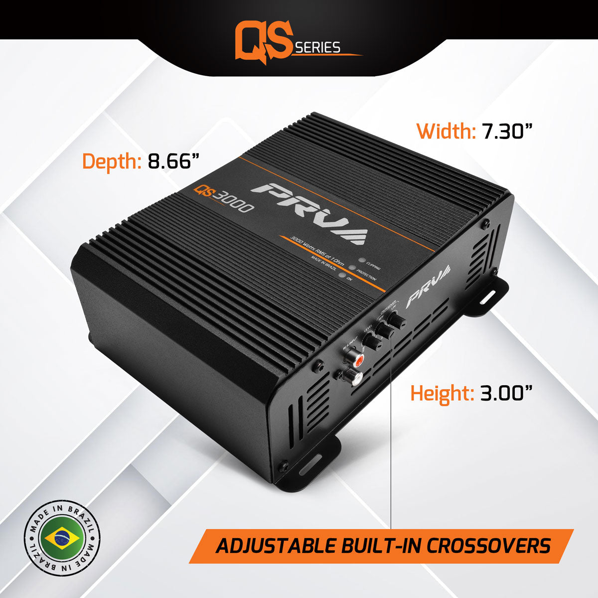 PRV QS3000 2 Ohm Amplifier