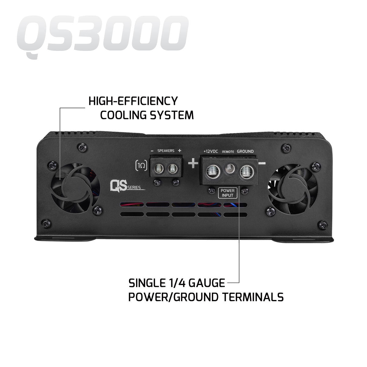 PRV QS3000 2 Ohm Amplifier