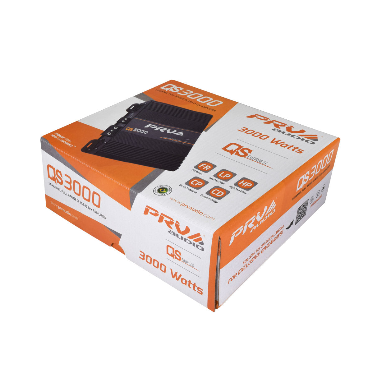 PRV QS3000 2 Ohm Amplifier