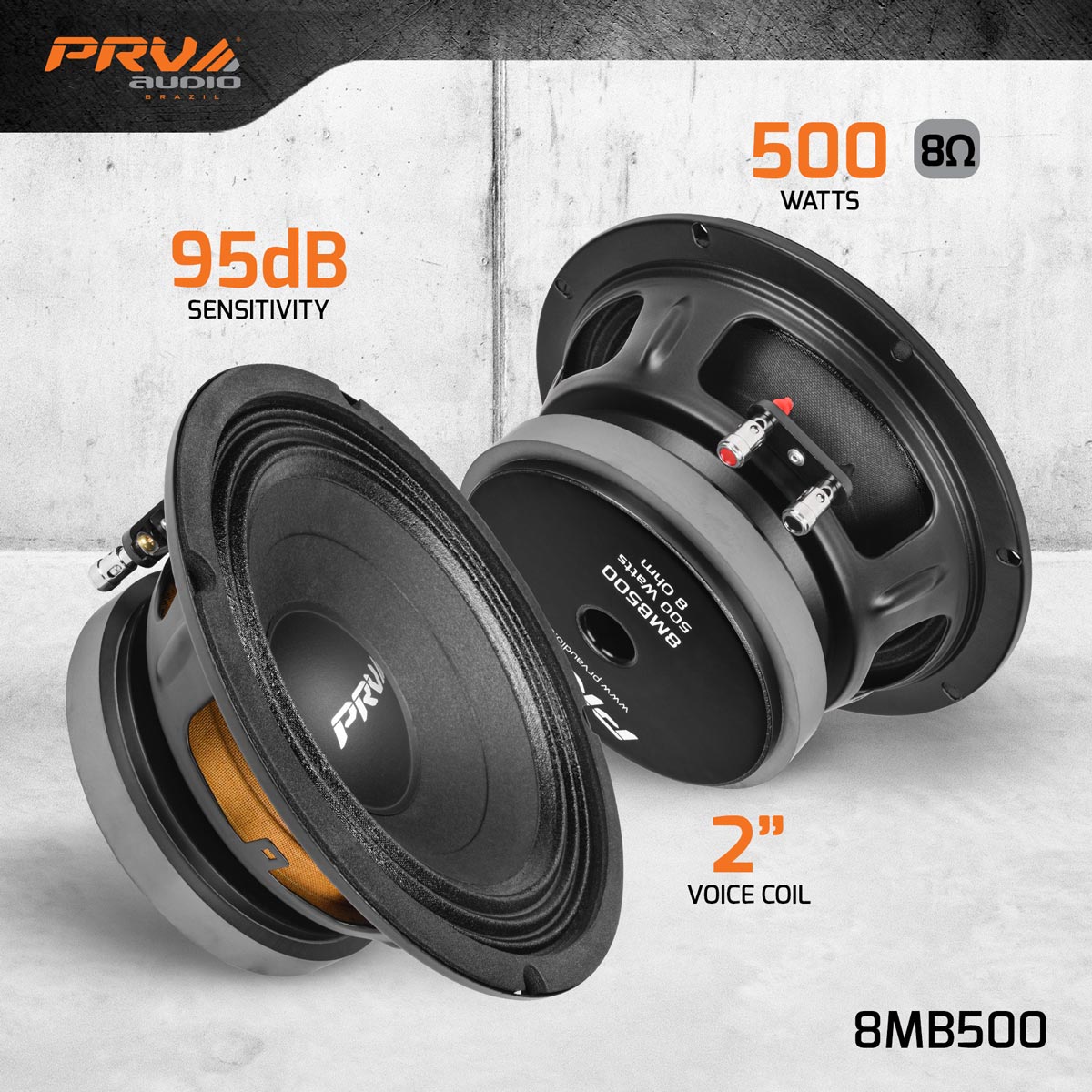 PRV 8MB500 Midbass 8ohm