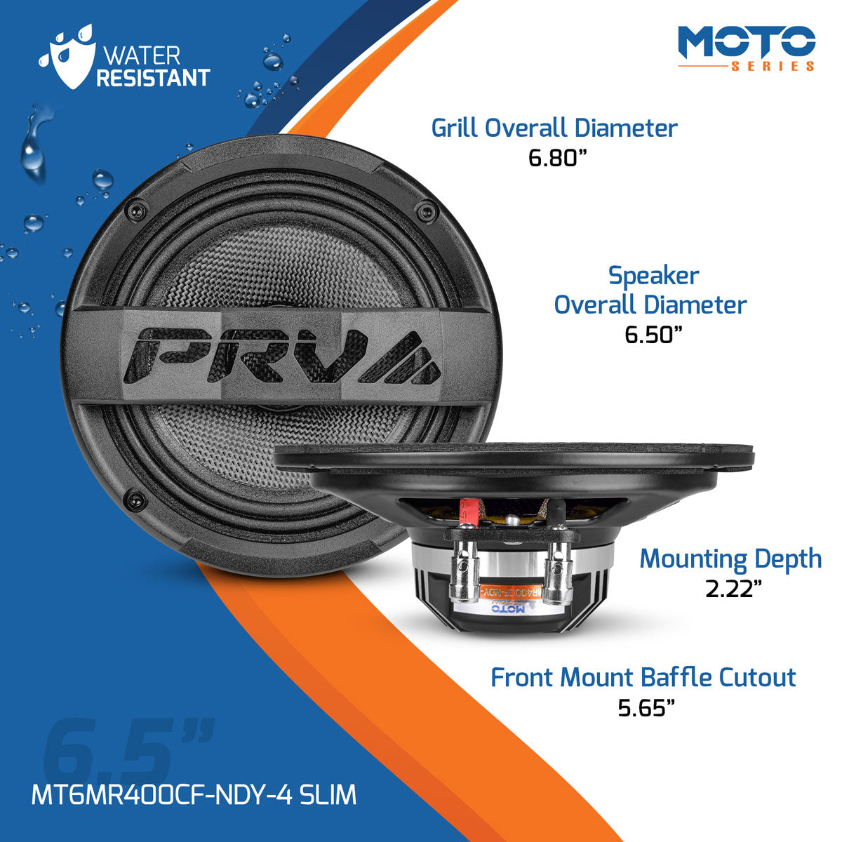 PRV MT6MR400CF-NDY-4 SLIM Midrange